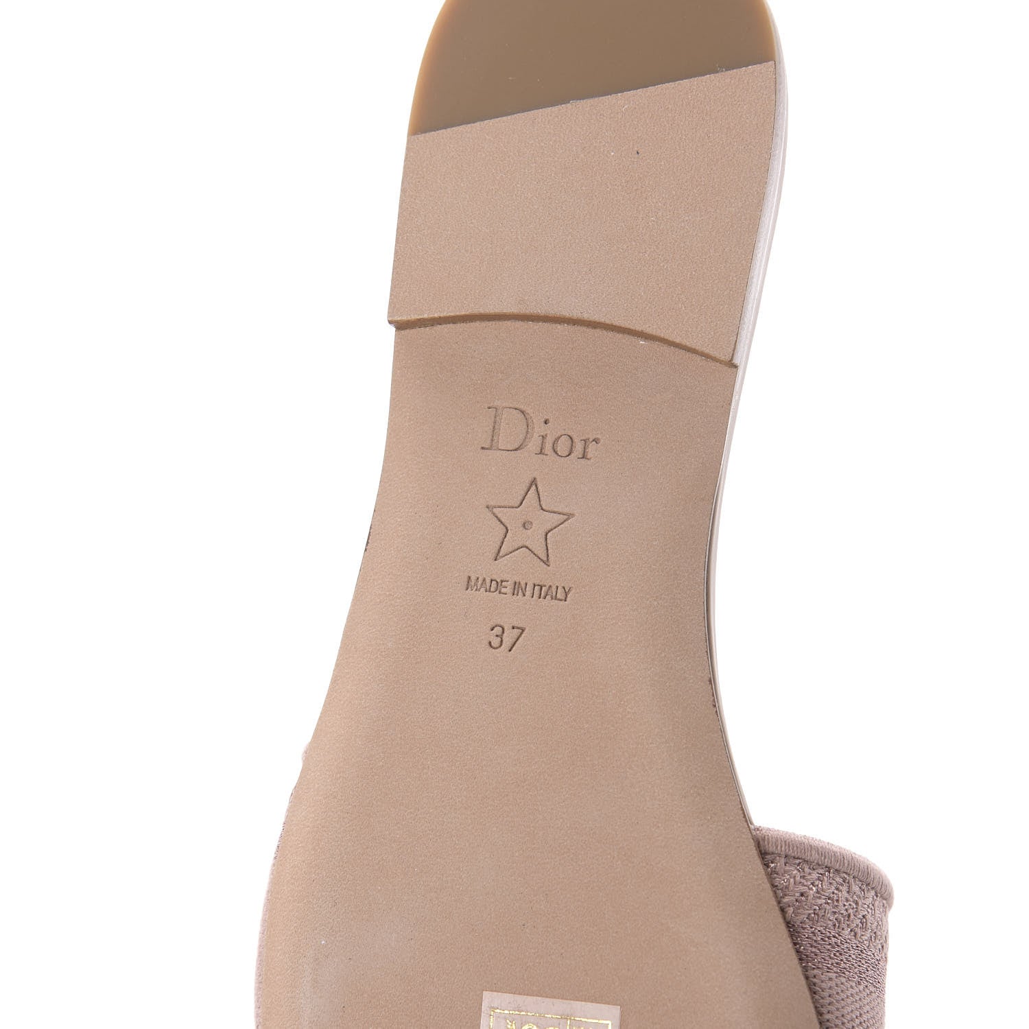 Christian Dior Cotton Embroidered Dway Mules Slide Sandals 37 Rose Des Vents 6 of 9