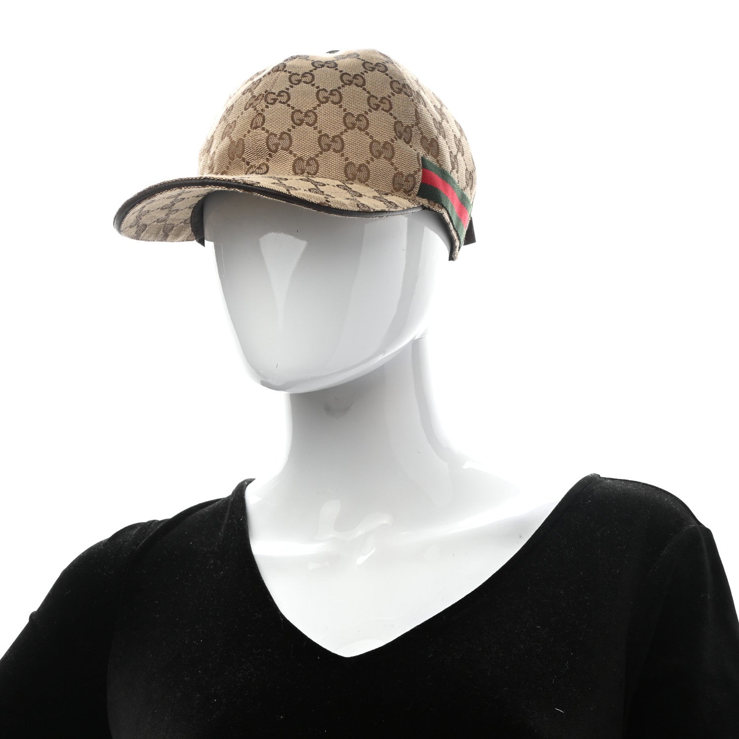 Gucci Monogram Web Baseball Hat L Beige Cocoa 2 of 10