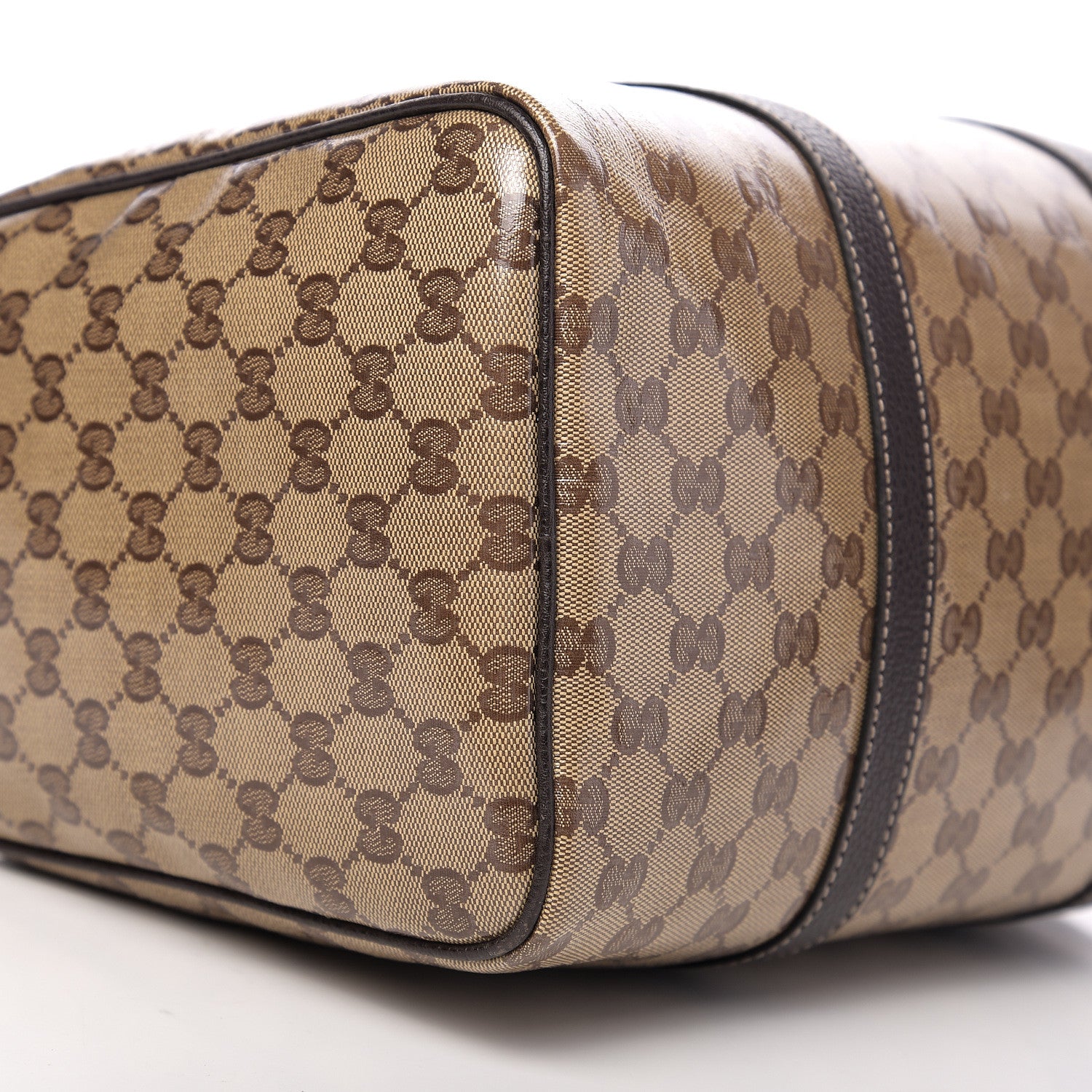 Gucci Crystal Monogram Medium Joy Boston Dark Brown 8 of 9