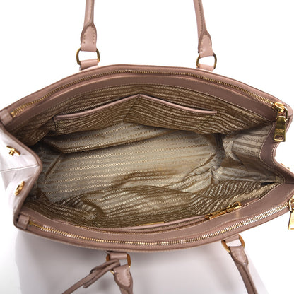 Prada Saffiano Large Galleria Double Zip Tote Cammeo 5 of 17