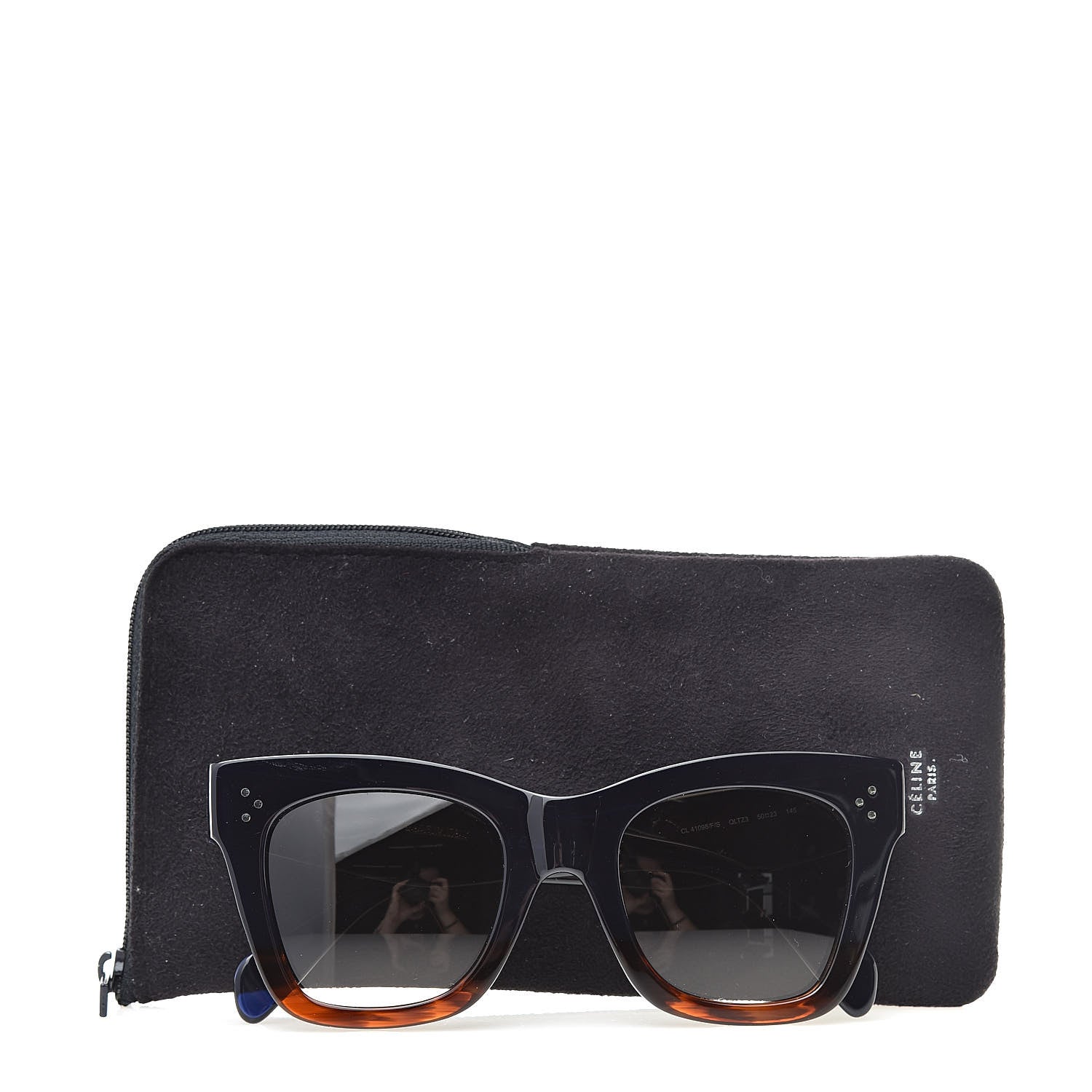 Celine Catherine Sunglasses CL 41098/F/S Blue Havana 7 of 7