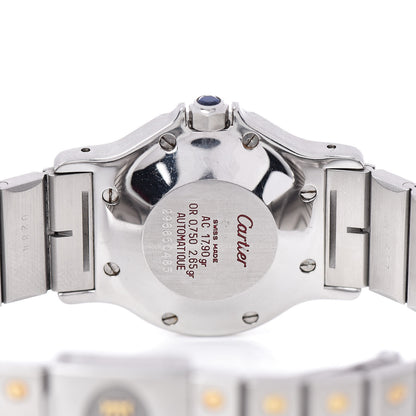 Cartier Stainless Steel 18K Yellow Gold 29mm Santos Octagon Automatic Watch 5 of 6