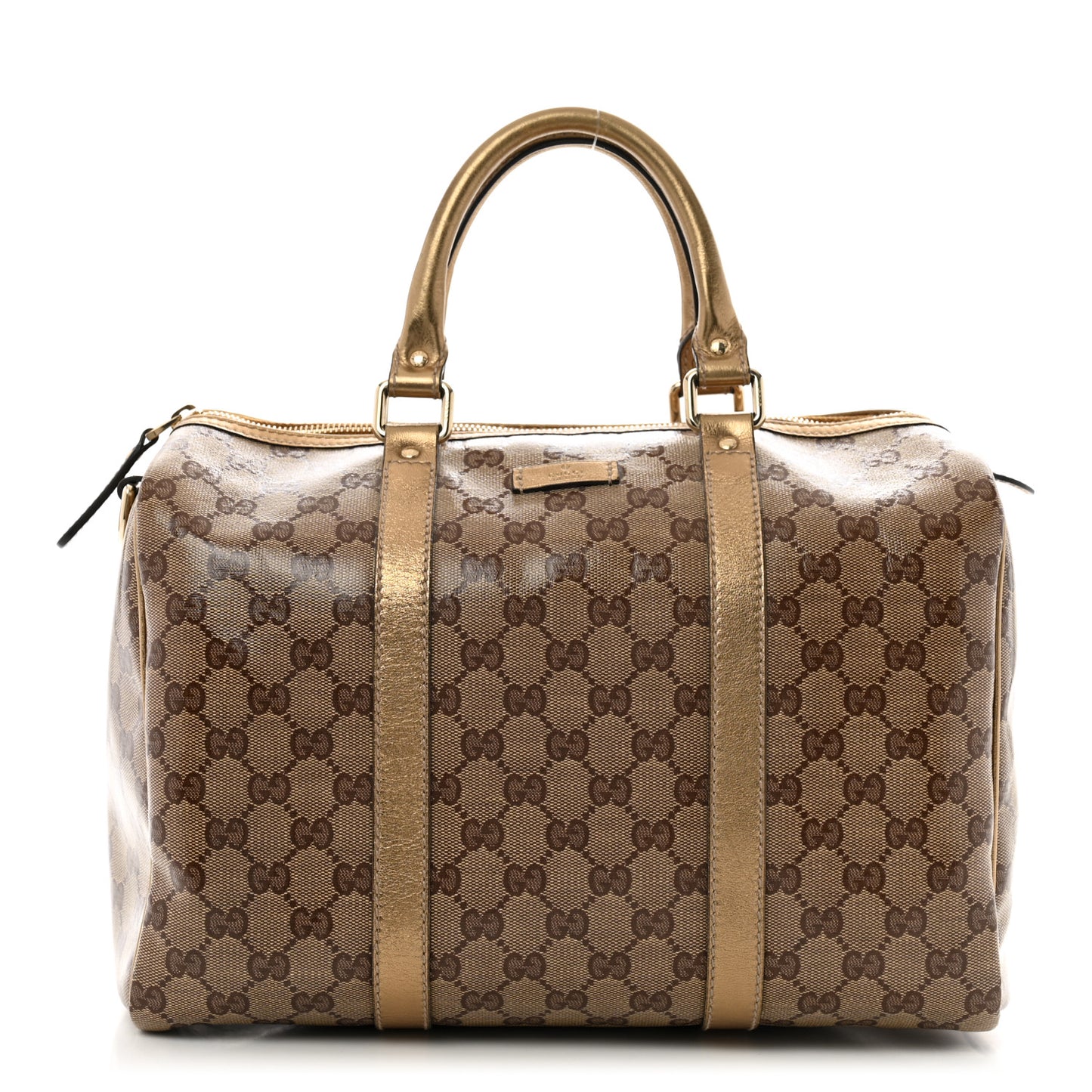 Crystal Monogram Medium Joy Boston Bronze