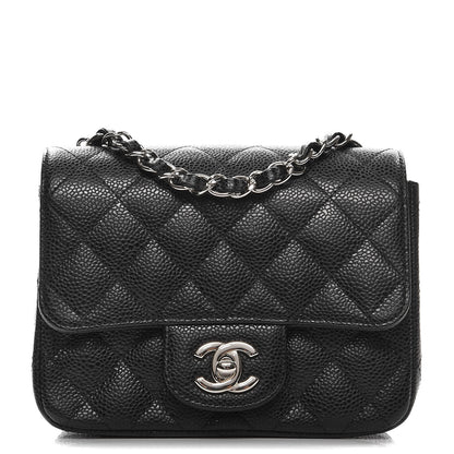 Chanel Caviar Quilted Mini Square Flap Black 1 of 8