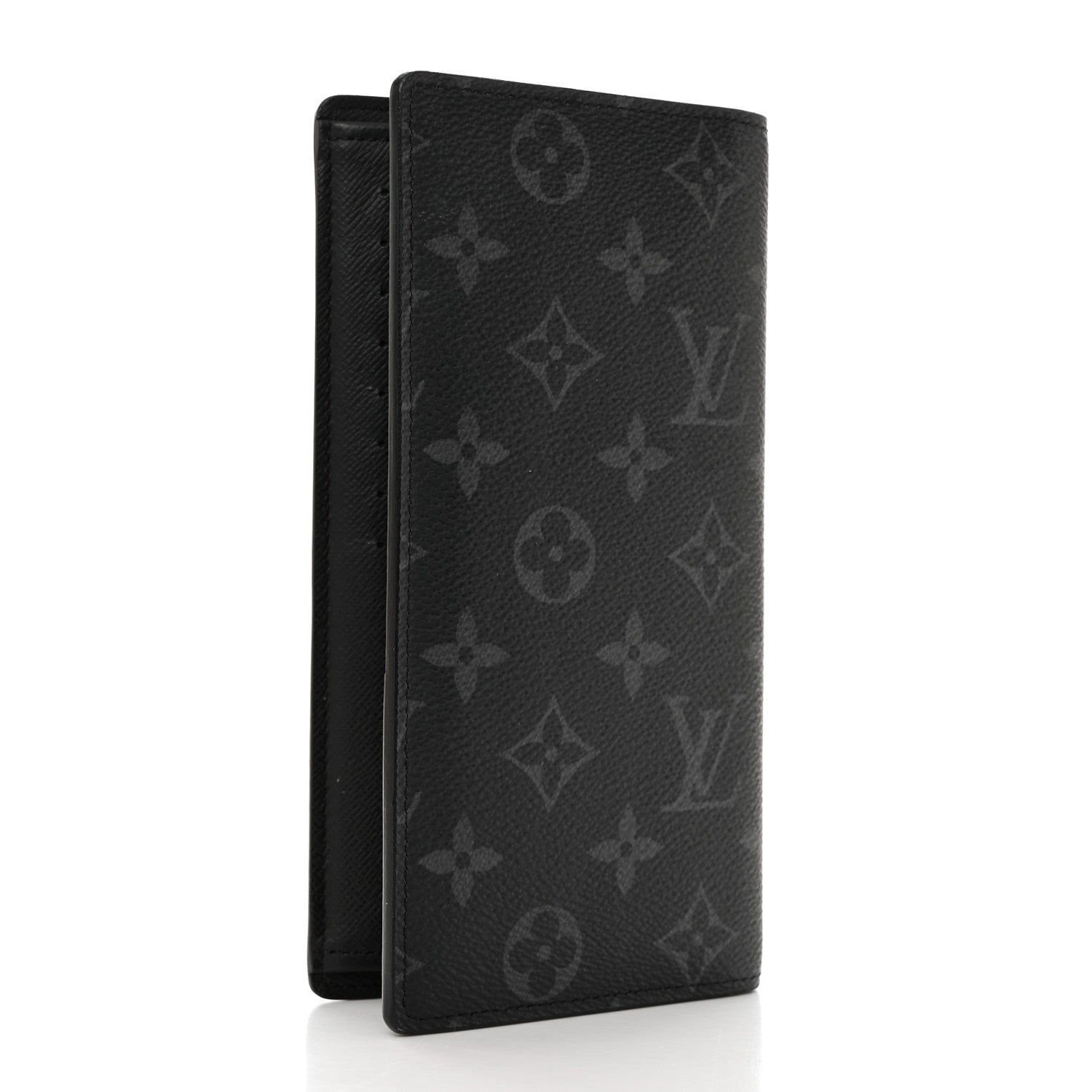 Louis Vuitton Monogram Eclipse Brazza Wallet 3 of 7