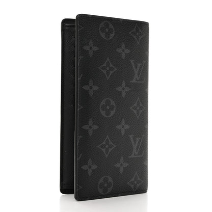 Louis Vuitton Monogram Eclipse Brazza Wallet 3 of 7