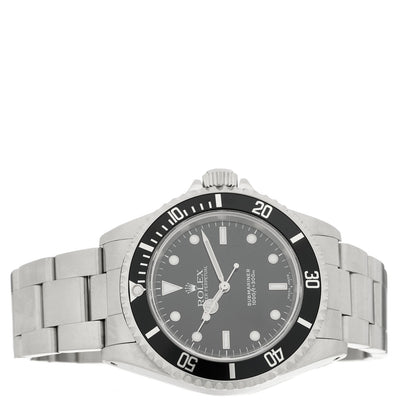 Rolex Stainless Steel 40mm Oyster Perpetual Submariner Watch Black 14060M 2 of 5