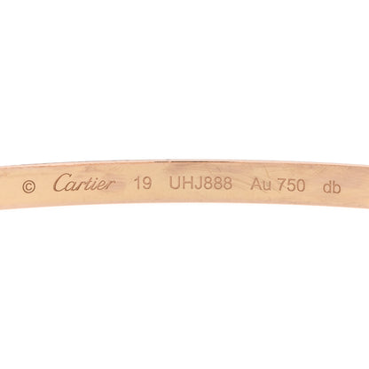 Cartier 18K Pink Gold Small LOVE Bracelet 19 7 of 8