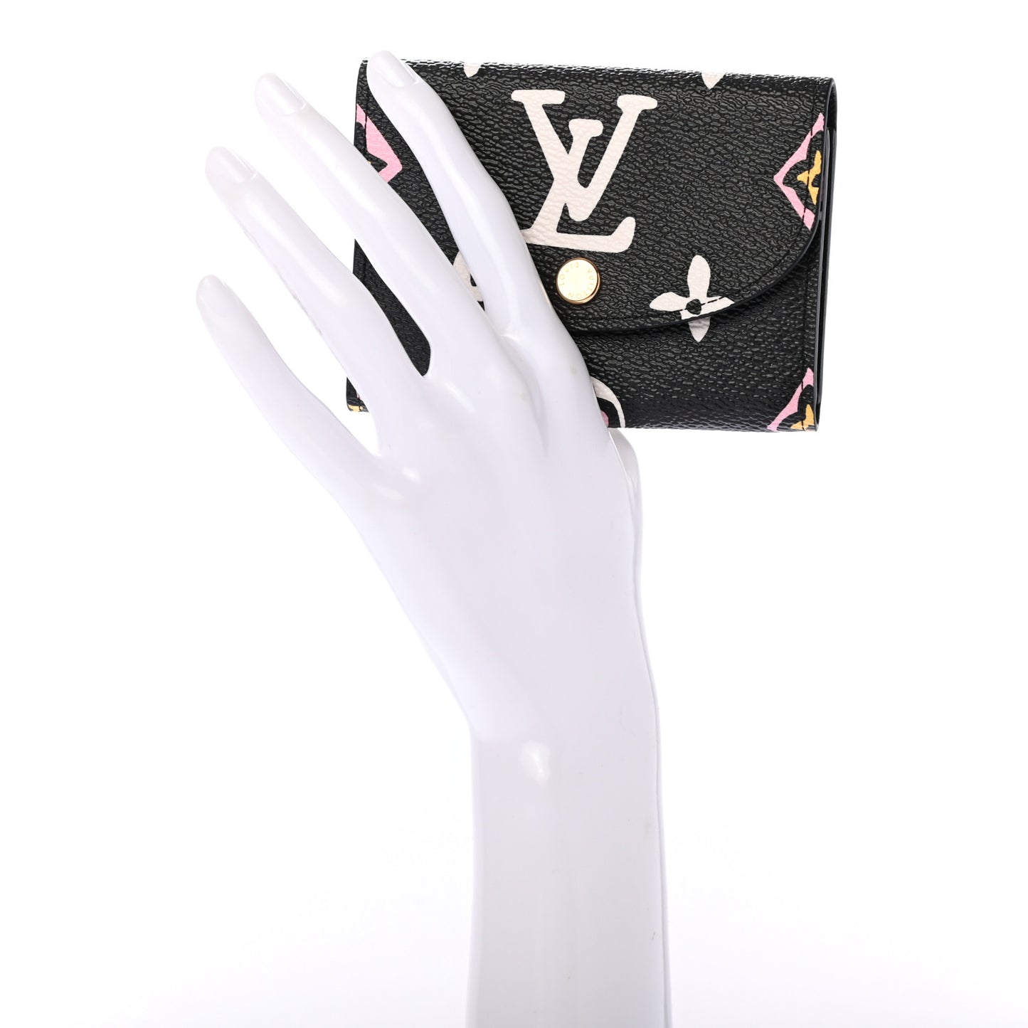 Monogram Giant Wild At Heart Rosalie Coin Purse Black