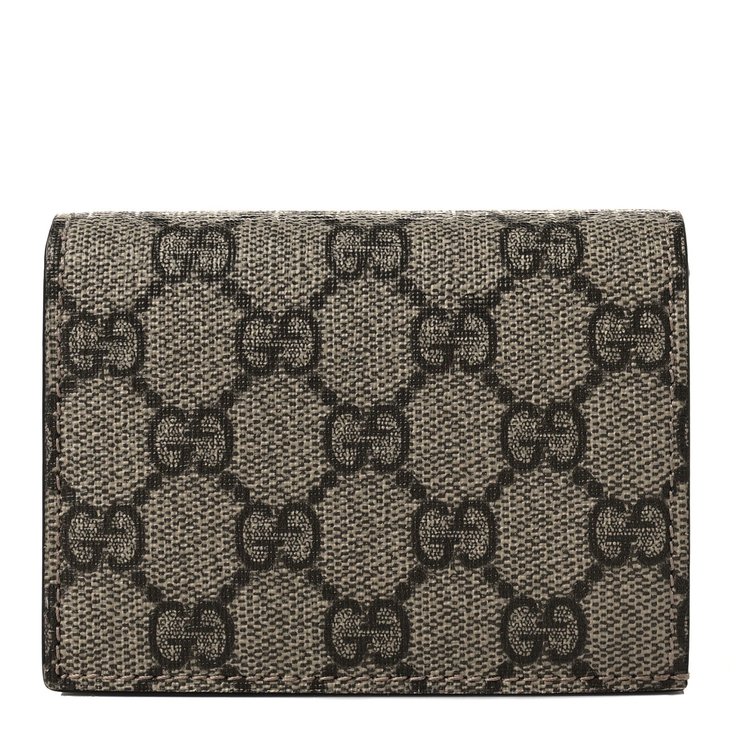 GG Supreme Monogram Card Case Beige