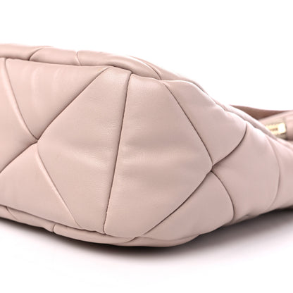 Prada Nappa Re-Nylon Triangle Quilted Patchwork System Shoulder Bag Ninfea 8 of 10