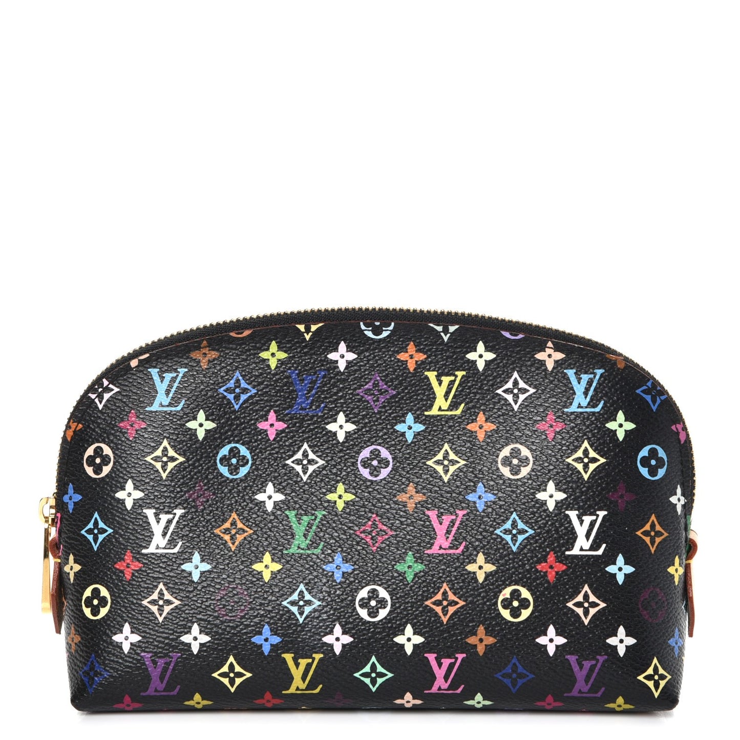 Monogram Multicolor Cosmetic Pouch Black Grenade
