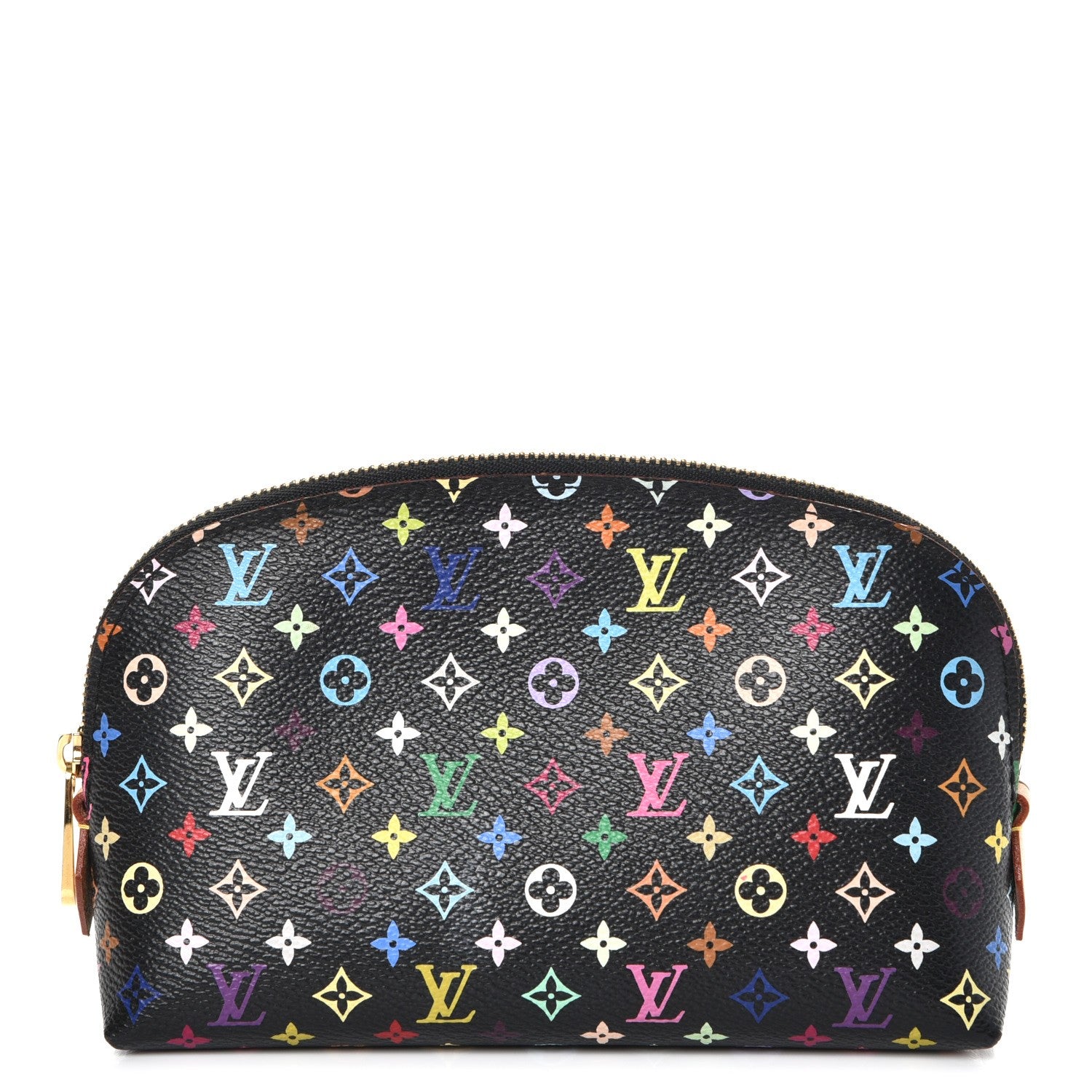 Louis Vuitton Monogram Multicolor Cosmetic Pouch Black Grenade 1 of 7