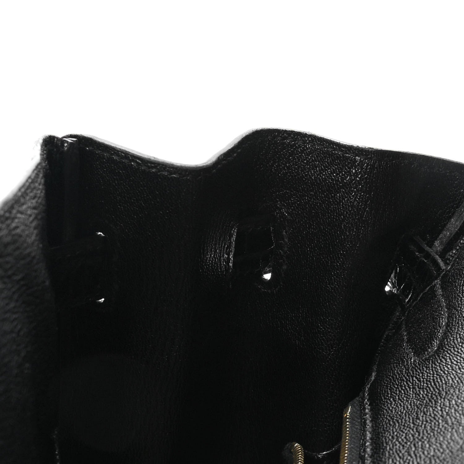 Hermes Shiny Niloticus Crocodile Birkin 30 Black 14 of 33