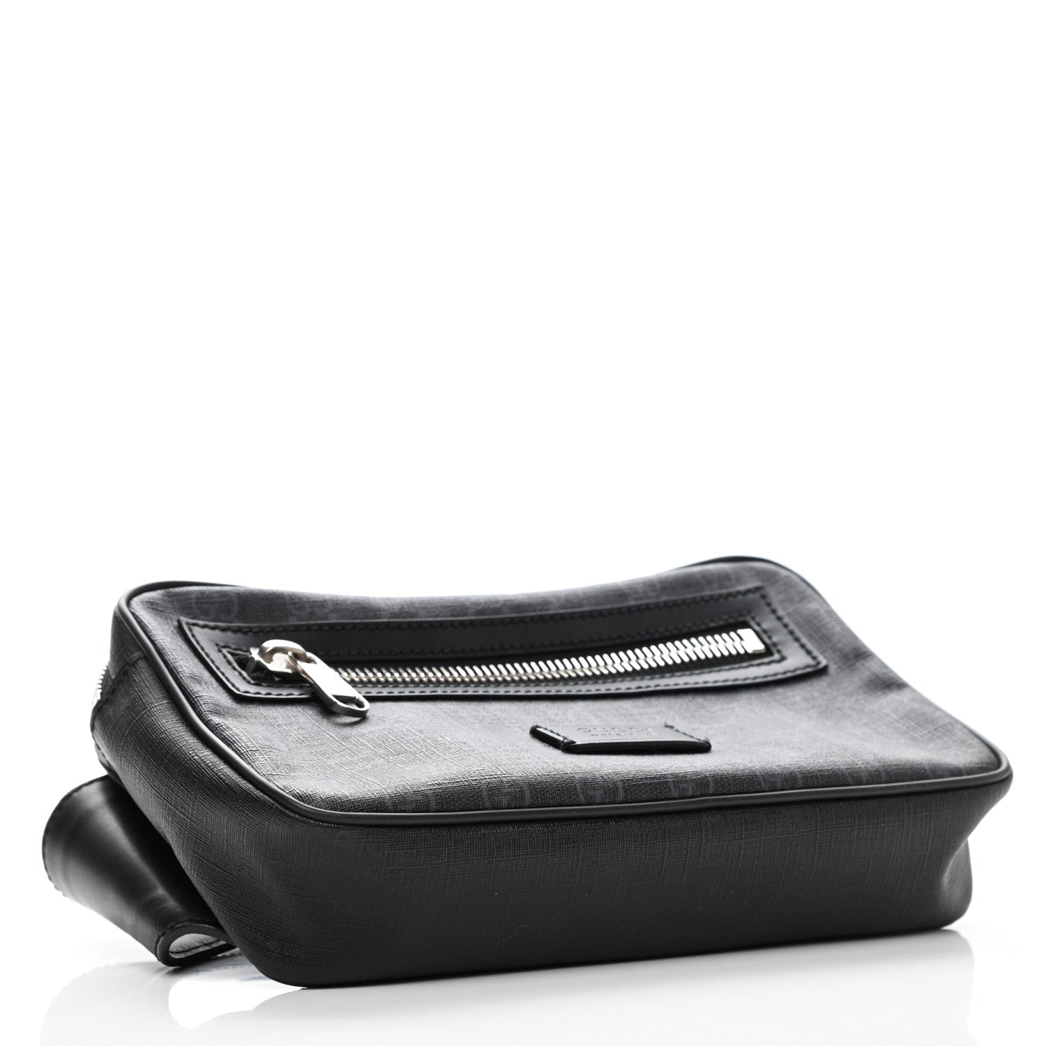 Gucci Soft GG Supreme Monogram Web Belt Bag Black Grey 4 of 10