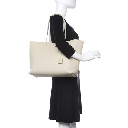 Saint Laurent Calfskin Large Shopping Tote Porcellana 2 of 9