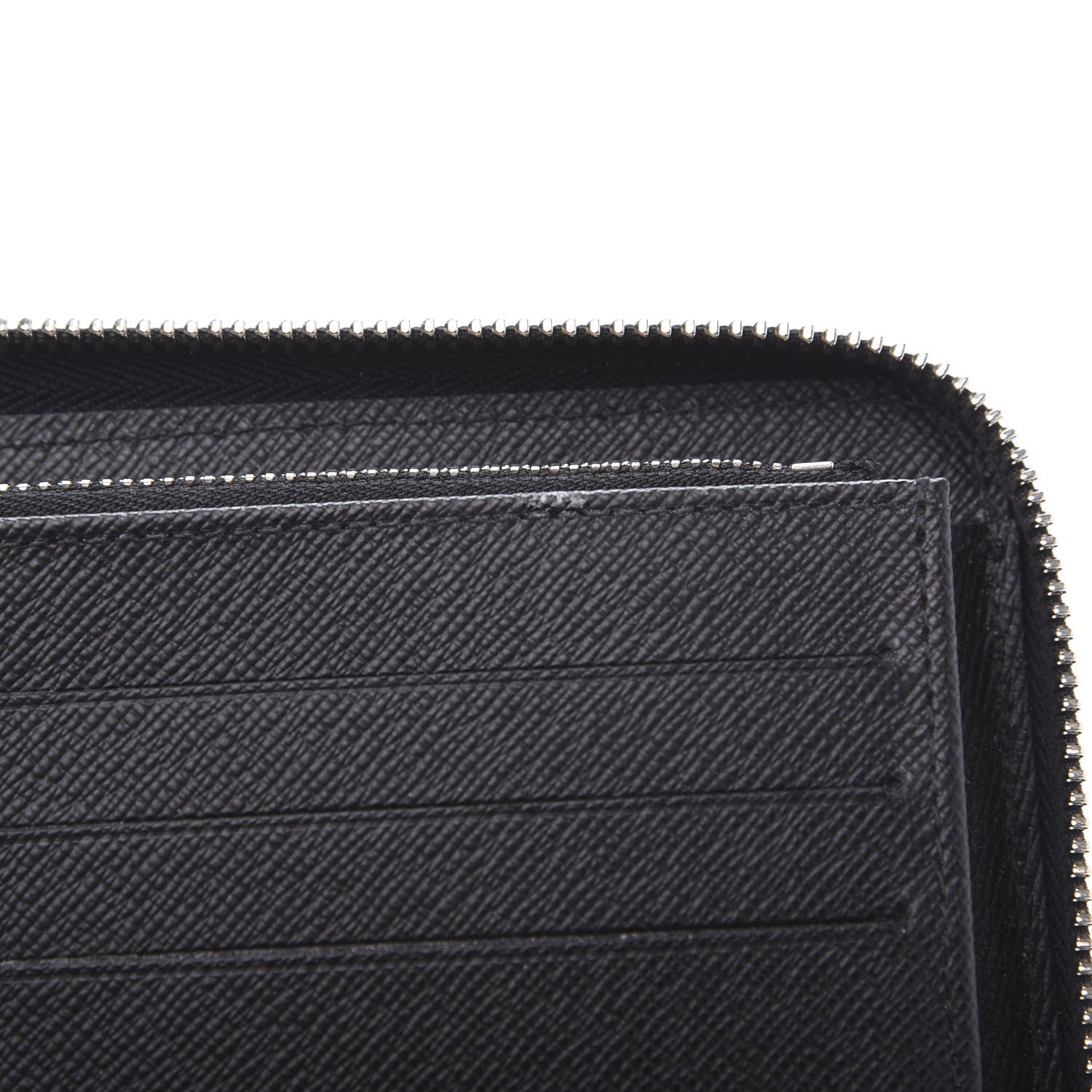 Louis Vuitton Epi Zippy Organizer Wallet Black 9 of 11