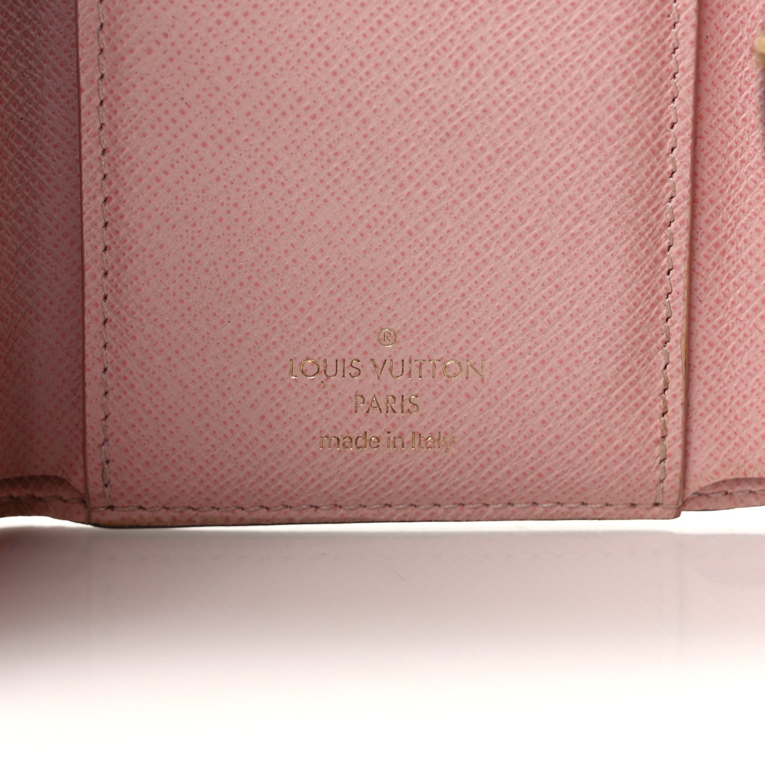 Louis Vuitton Damier Ebene Victorine Wallet Rose Ballerine 6 of 6