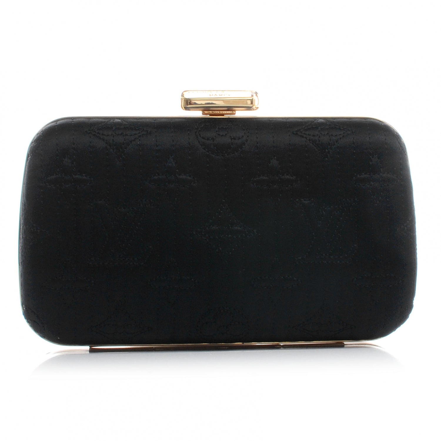 Louis Vuitton Monogram Motard Minaudiere Clutch Black 1 of 7