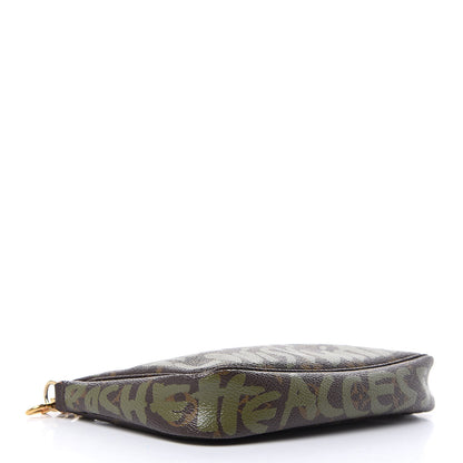 Louis Vuitton Monogram Graffiti Pochette Accessories Kaki 4 of 12
