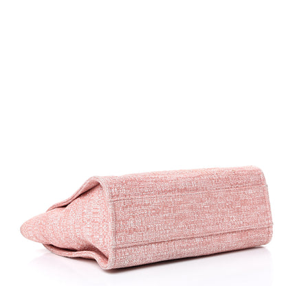 Chanel Canvas Small Deauville Tote Pink 3 of 9