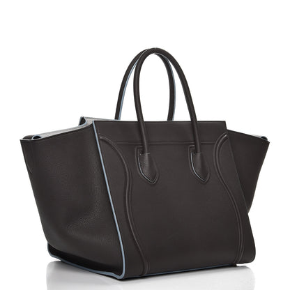 Celine Baby Grained Calfskin Medium Phantom Luggage Anthracite 3 of 11