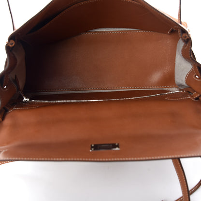 Hermes Barenia Grizzly Au Galop Kelly Retourne 32 Fauve 9 of 41