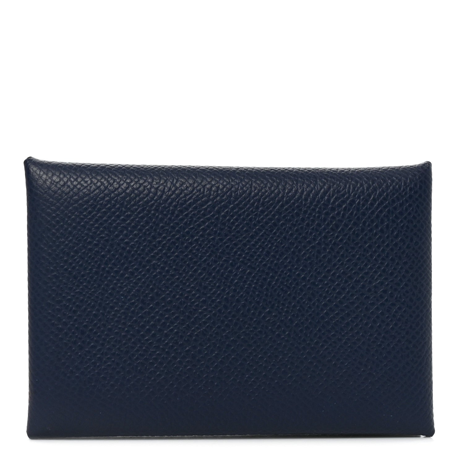 Hermes Epsom Calvi Card Case Bleu Tie 1 of 7