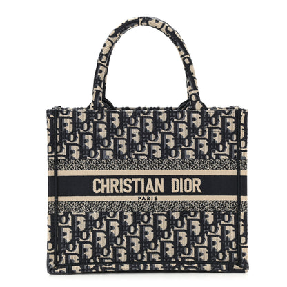 Christian Dior Oblique Small Book Tote Blue Multicolor 1 of 8