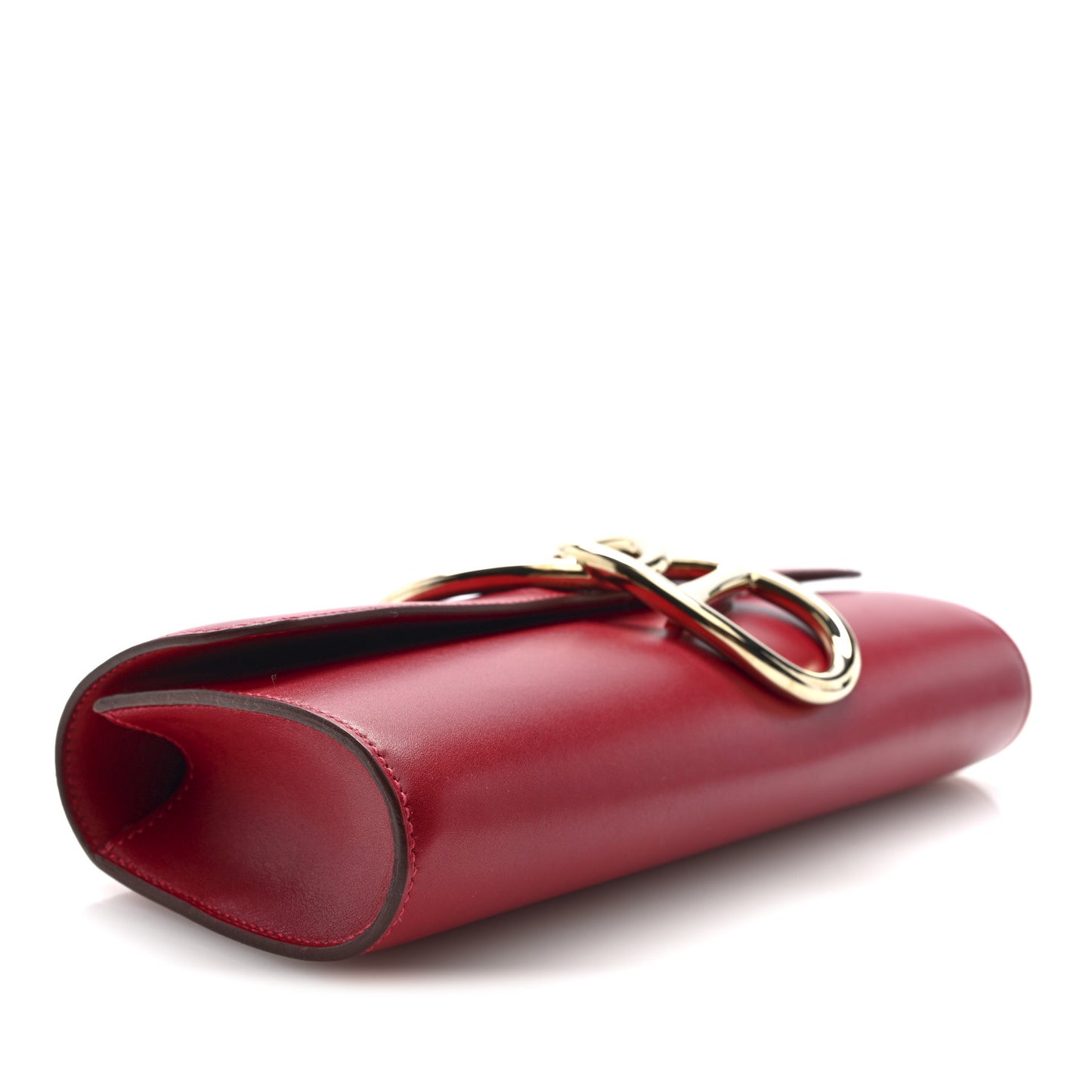 Tadelakt Egee Clutch Rouge Vif