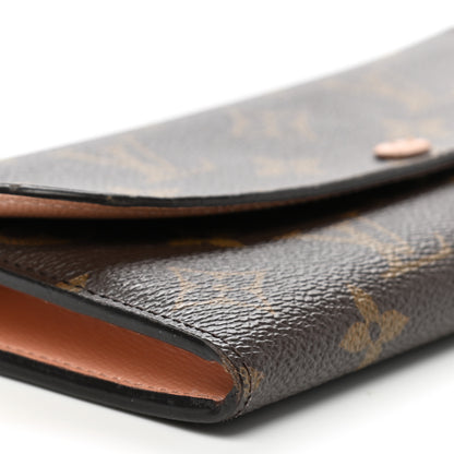 Louis Vuitton Monogram Emilie Wallet Rose Ballerine 11 of 16