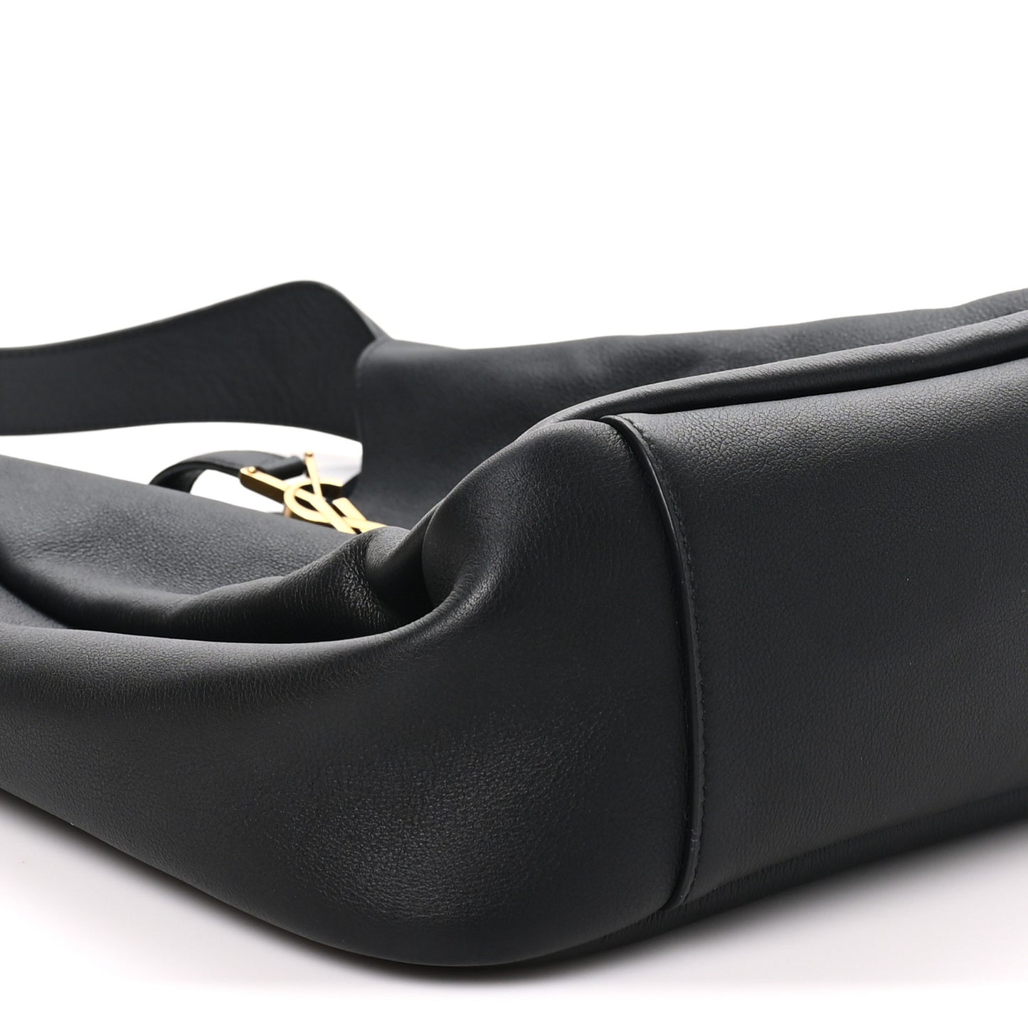 Smooth Calfskin Large Le 5 A 7 Soft Hobo Black