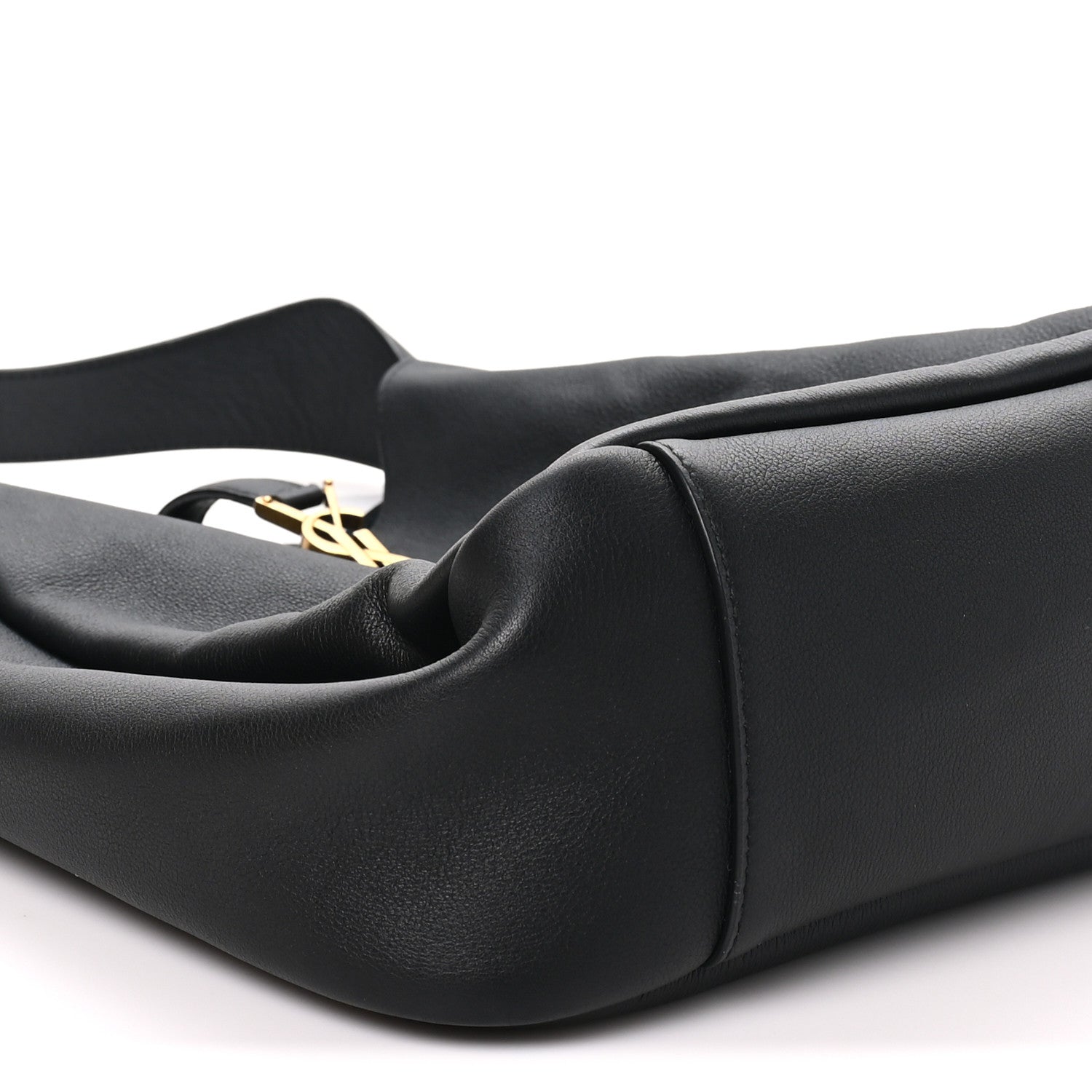 Saint Laurent Smooth Calfskin Large Le 5 A 7 Soft Hobo Black 8 of 10