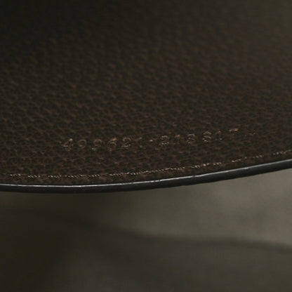 Gucci Monogram Jumbo GG Textured Dollar Calfskin Web Small Ophidia Dome Shoulder Bag Camel Ebony New Acero 7 of 9