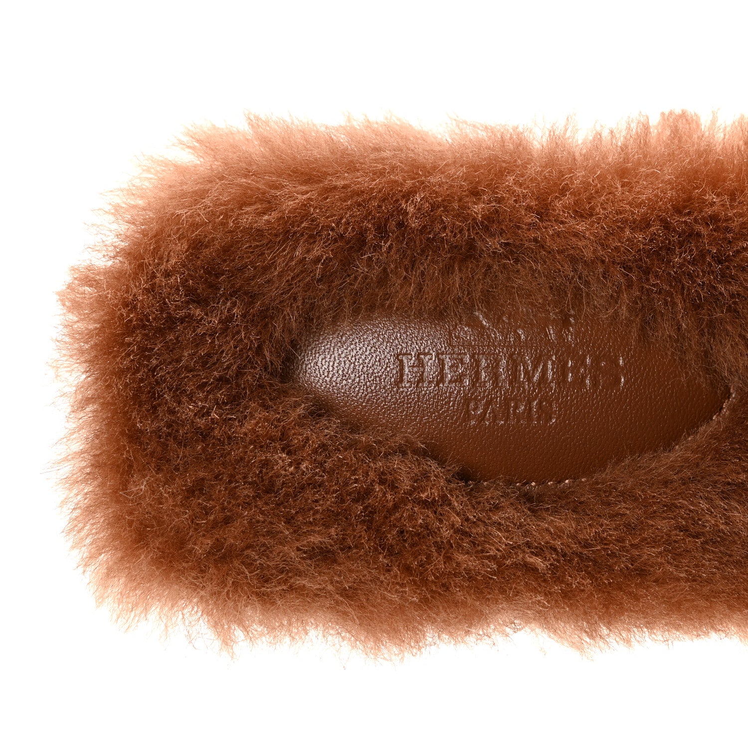 Hermes Woolskin Oran Sandals 37 Naturel 8 of 8