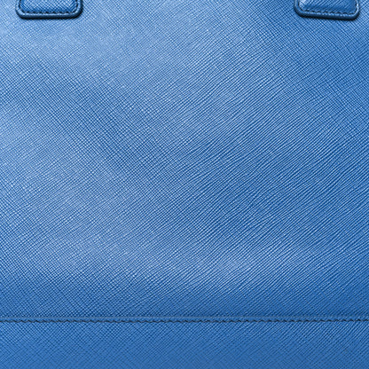 Prada Saffiano Lux Medium Promenade Tote Cobalto 9 of 11
