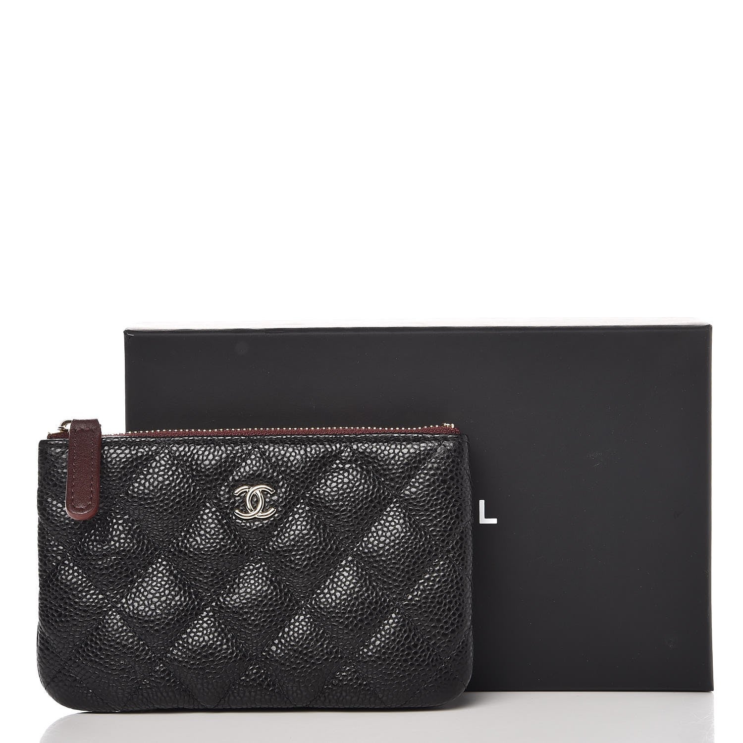 Chanel Caviar Quilted Small Cosmetic Case Black 8 of 8