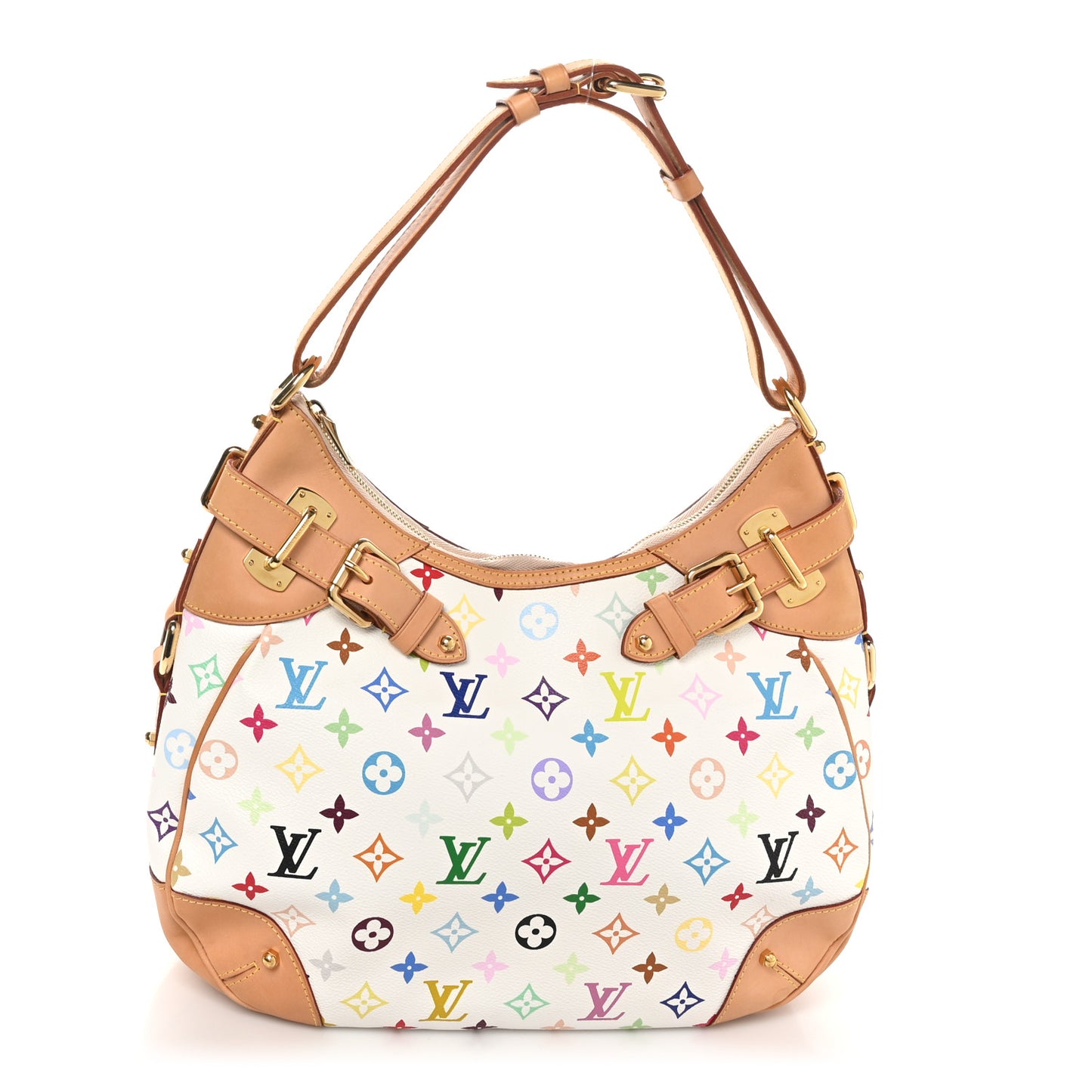 Monogram Multicolor Greta White