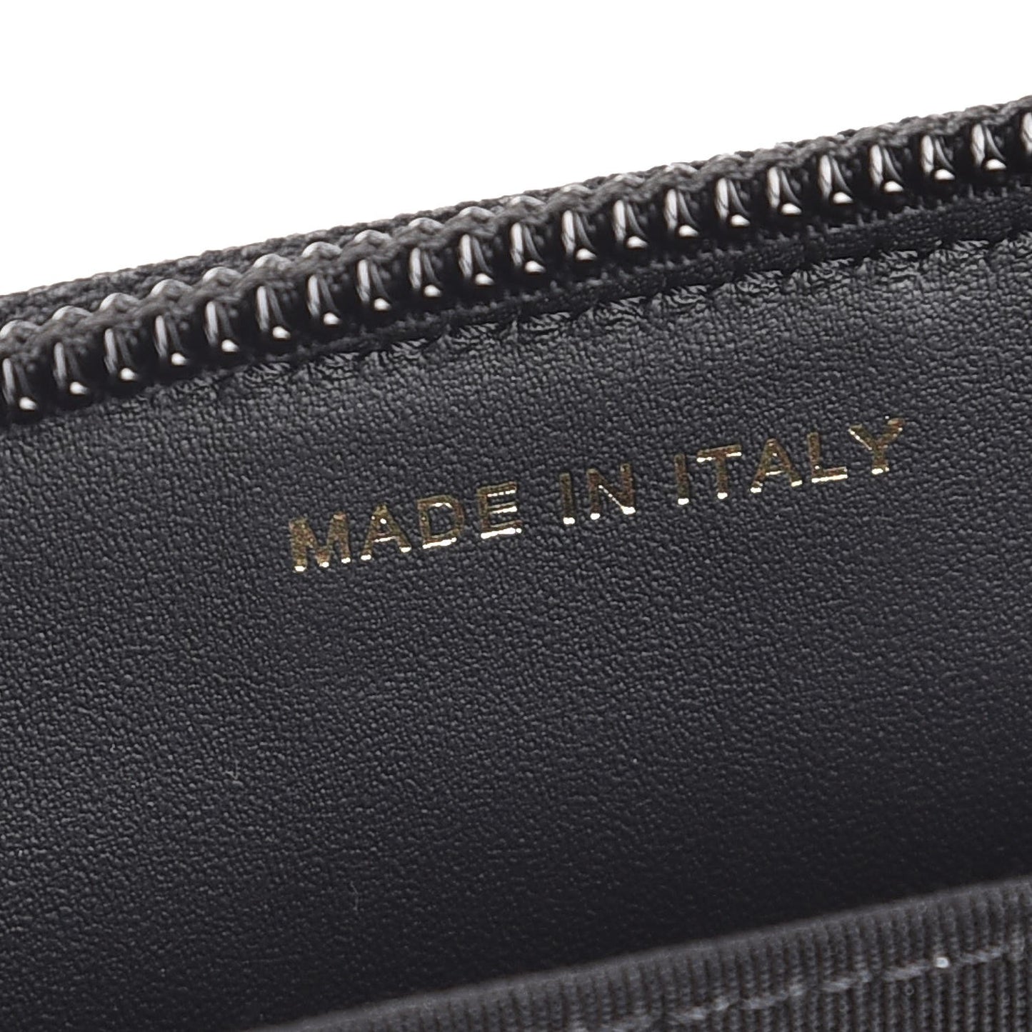 Caviar Quilted Small Boy Zip Around Wallet Black