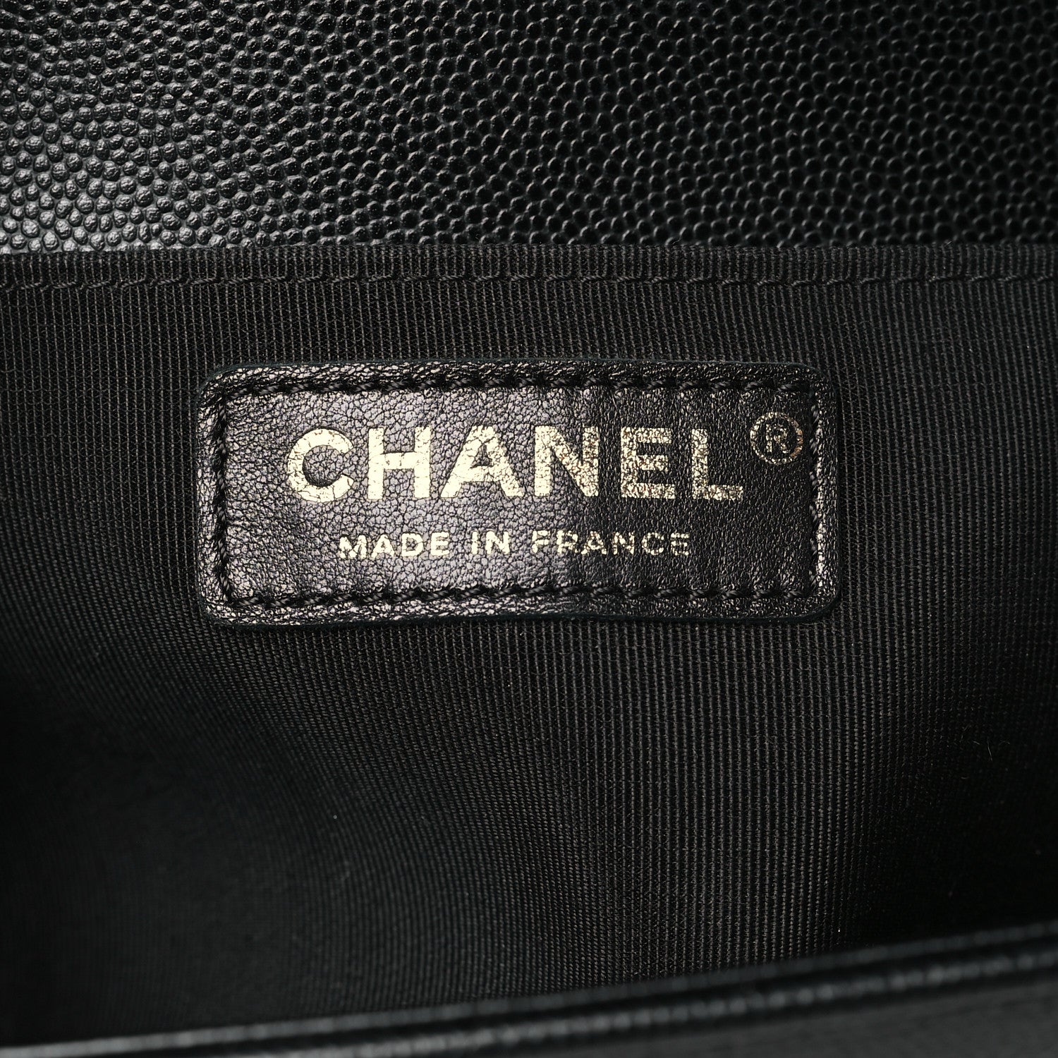 Chanel Caviar Quilted Medium Boy Flap Black 6 of 12