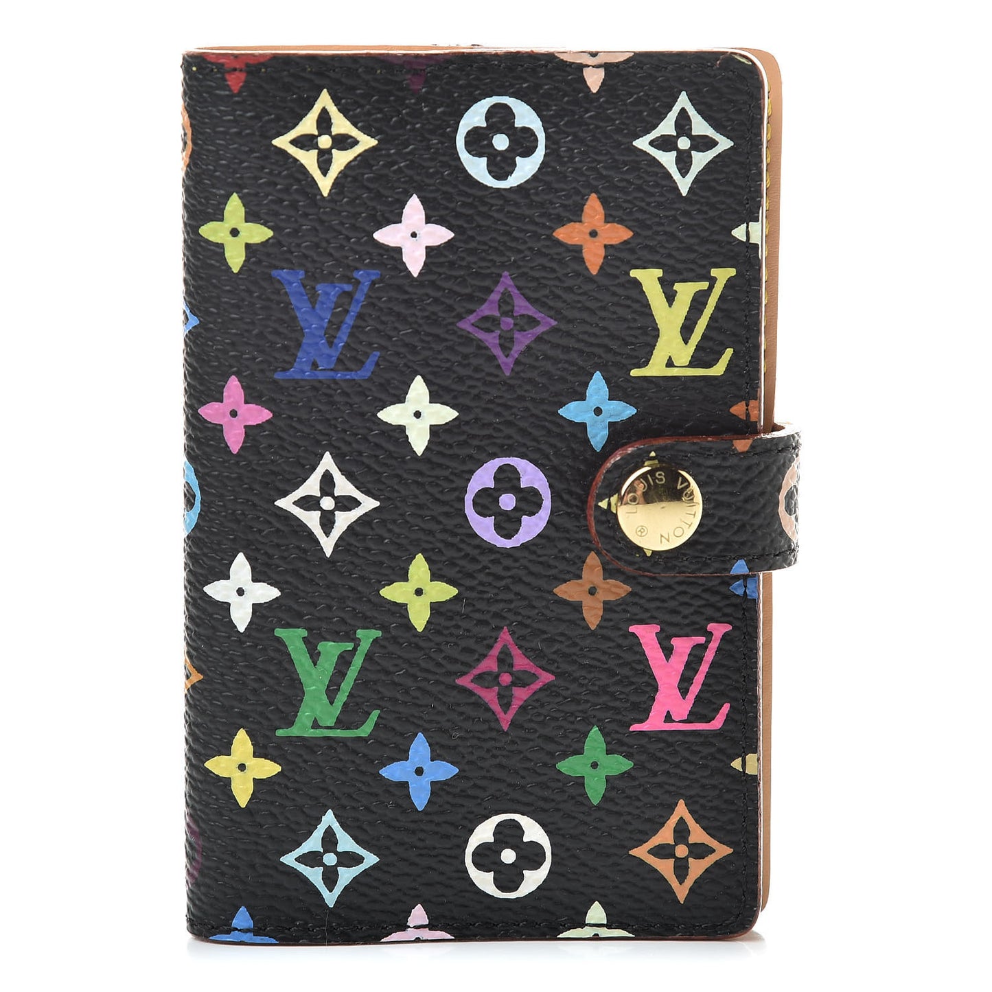 Monogram Multicolor Carnet de Bal Mini Agenda Cover Black