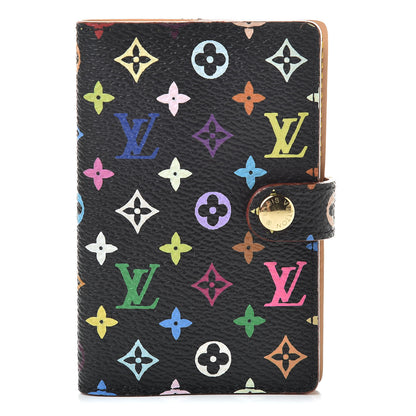 Louis Vuitton Monogram Multicolor Carnet de Bal Mini Agenda Cover Black 1 of 8