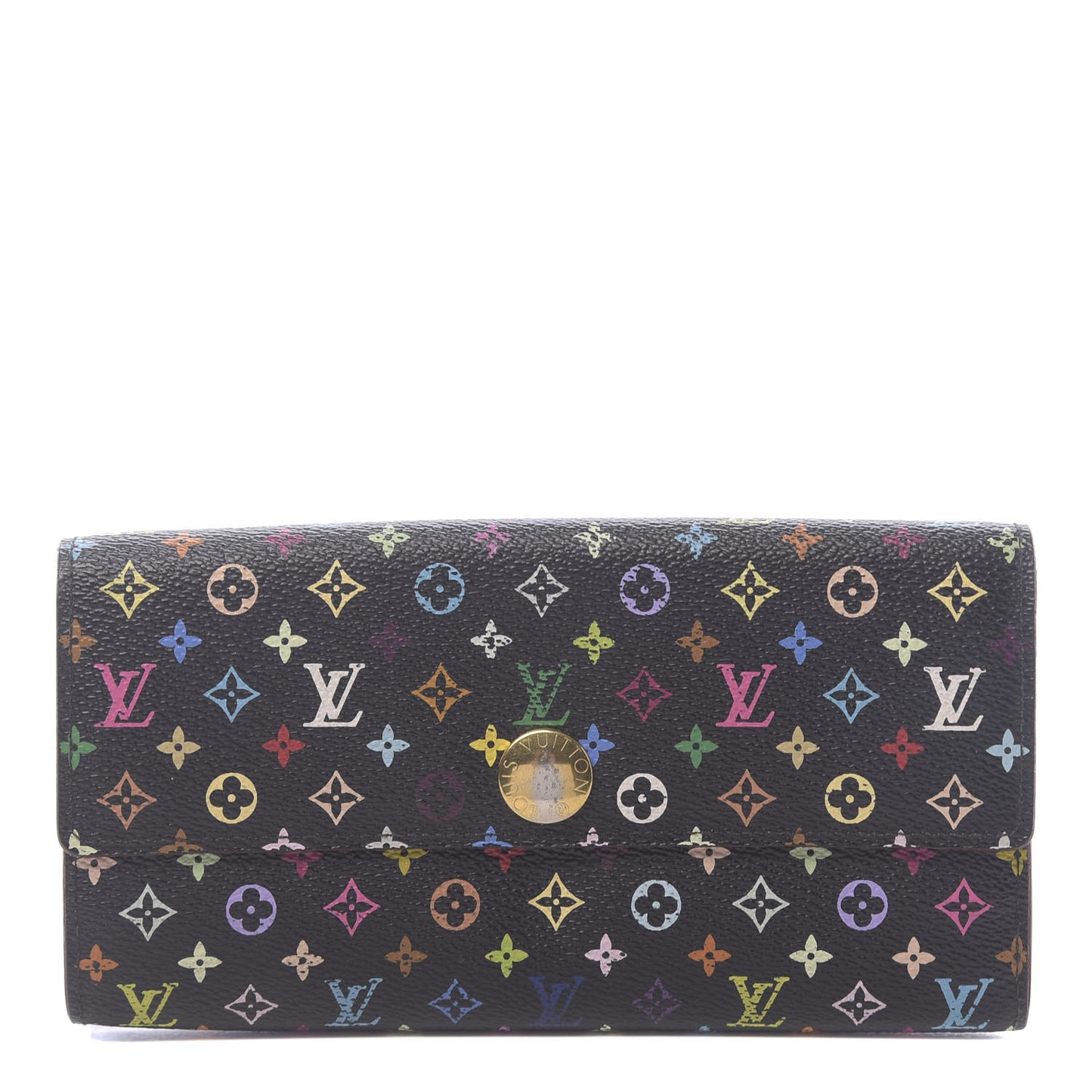 Monogram Multicolor Sarah Wallet Black Grenade