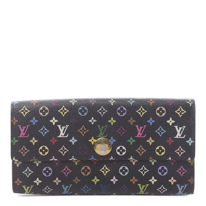 Louis Vuitton Monogram Multicolor Sarah Wallet Black Grenade 1 of 16