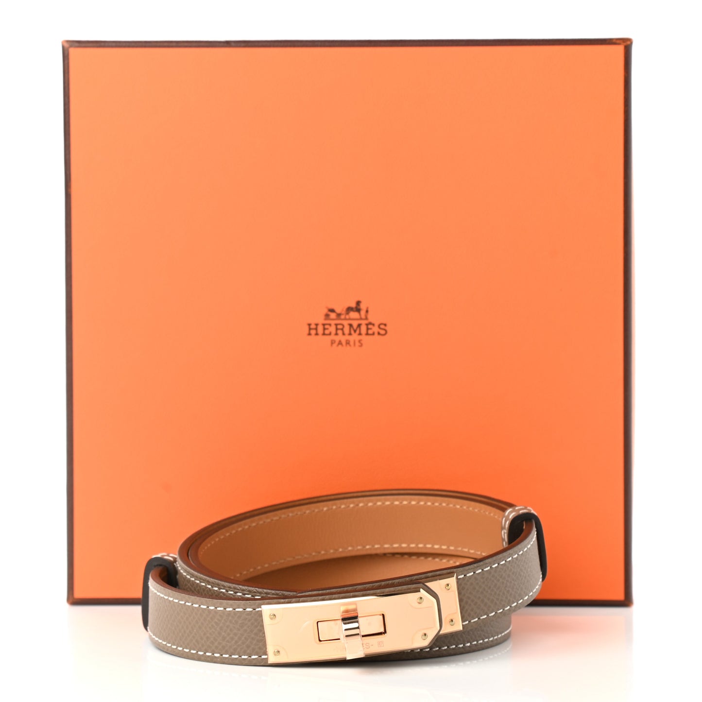 Epsom Kelly Belt Etoupe