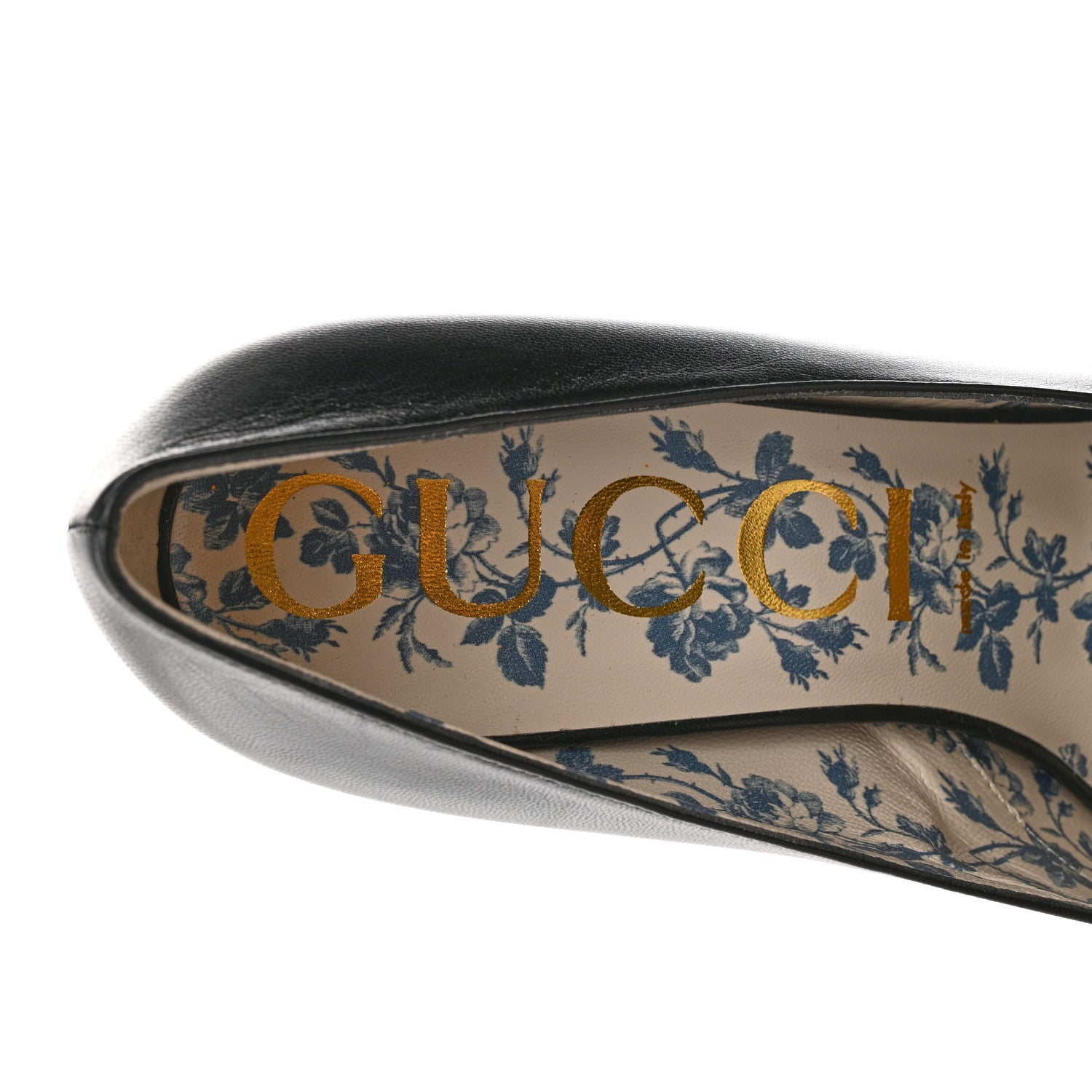 Gucci Malaga Kid GG Victoire 95mm Loafer Pumps 40 Black 7 of 12