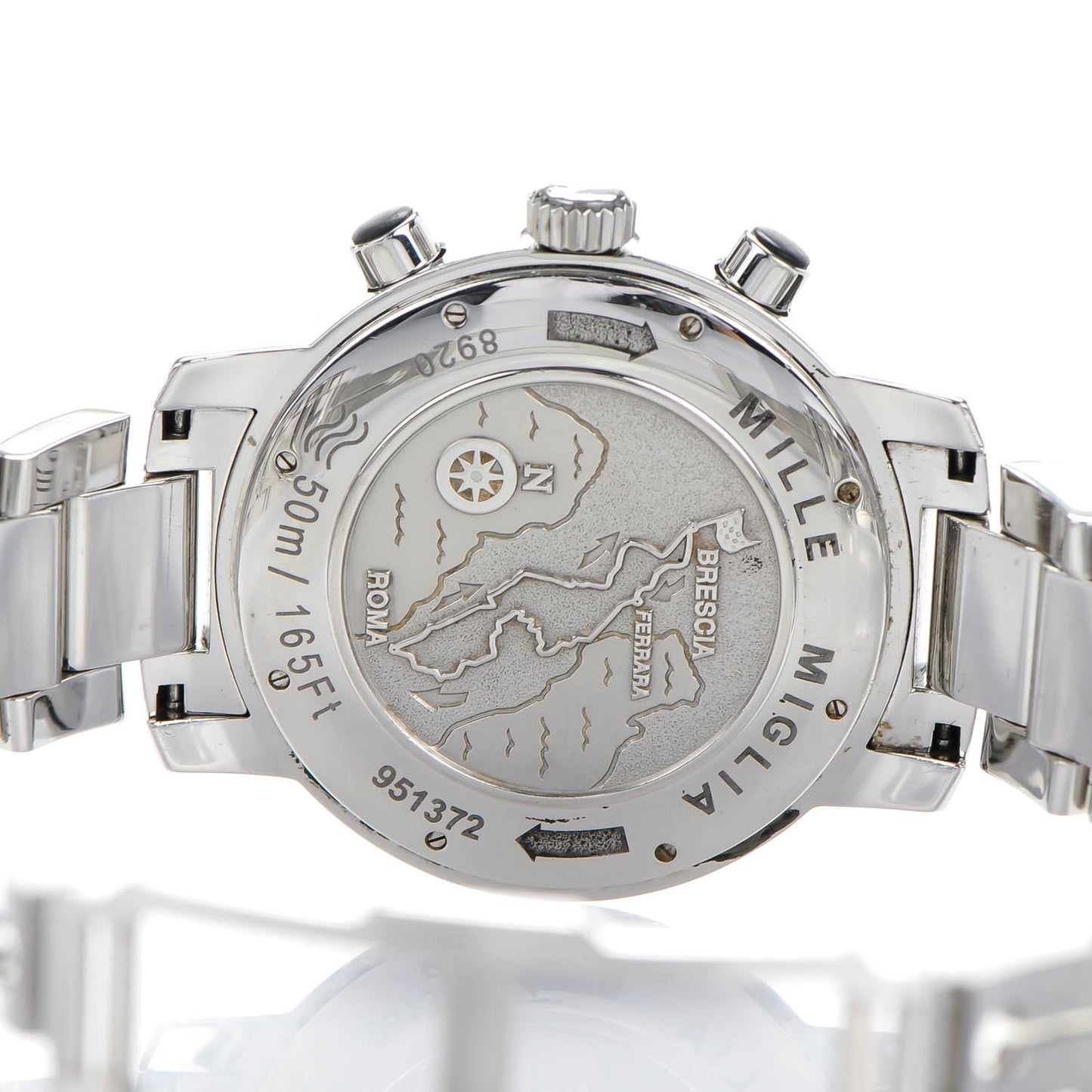 Stainless Steel Diamond Bezel Mother of Pearl 34mm Classic Quartz Watch