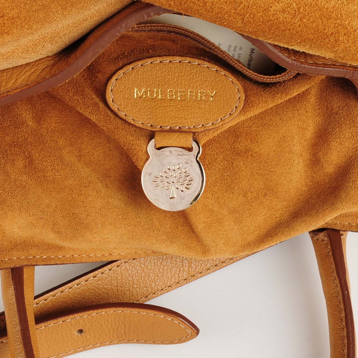 Mulberry Glossy Buffalo Small Bayswater Fudge 6 of 7