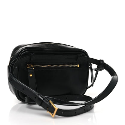 Saint Laurent Calfskin Matelasse Monogram Lou Belt Bag Black 3 of 9
