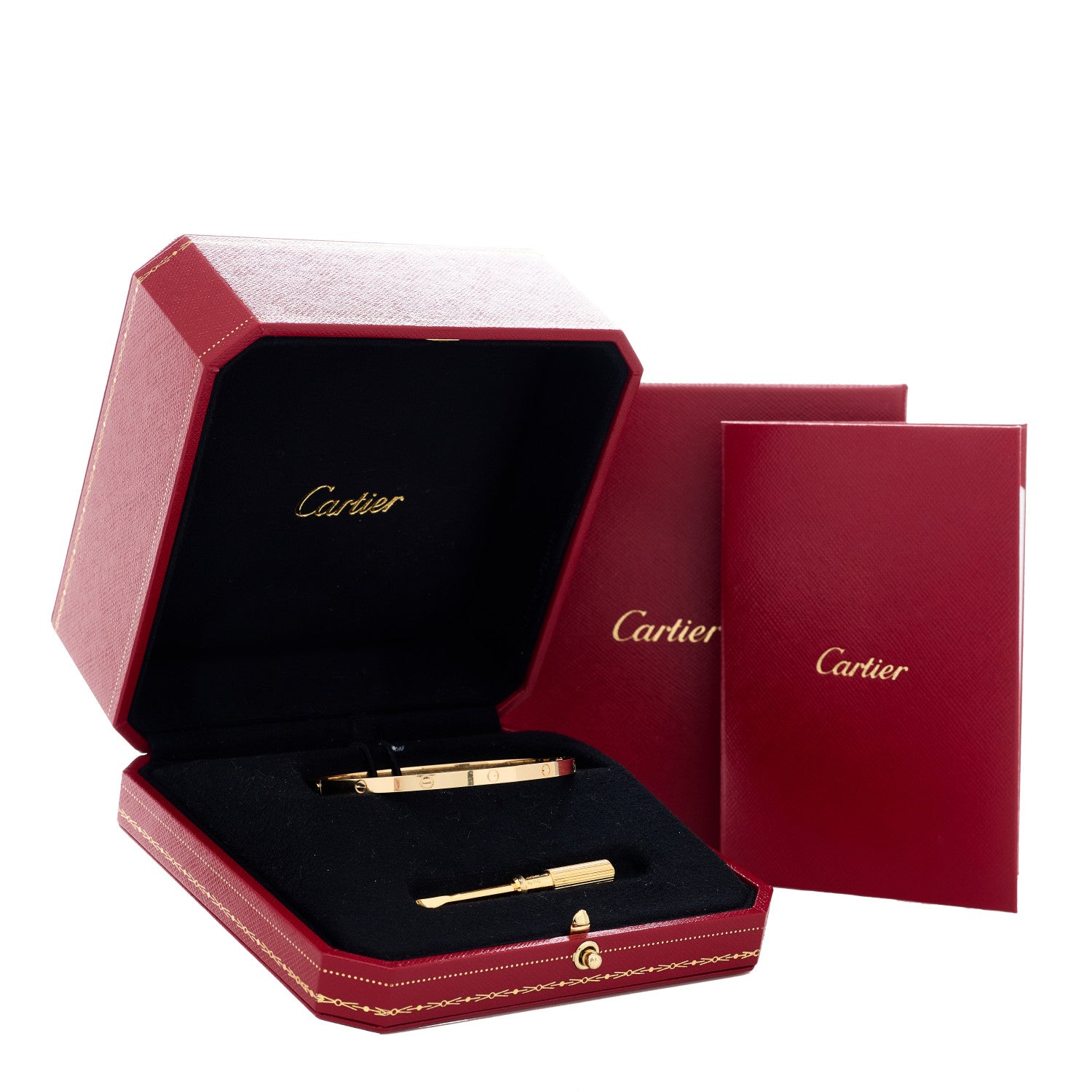 Cartier 18K Yellow Gold Small LOVE Bracelet 18 5 of 5